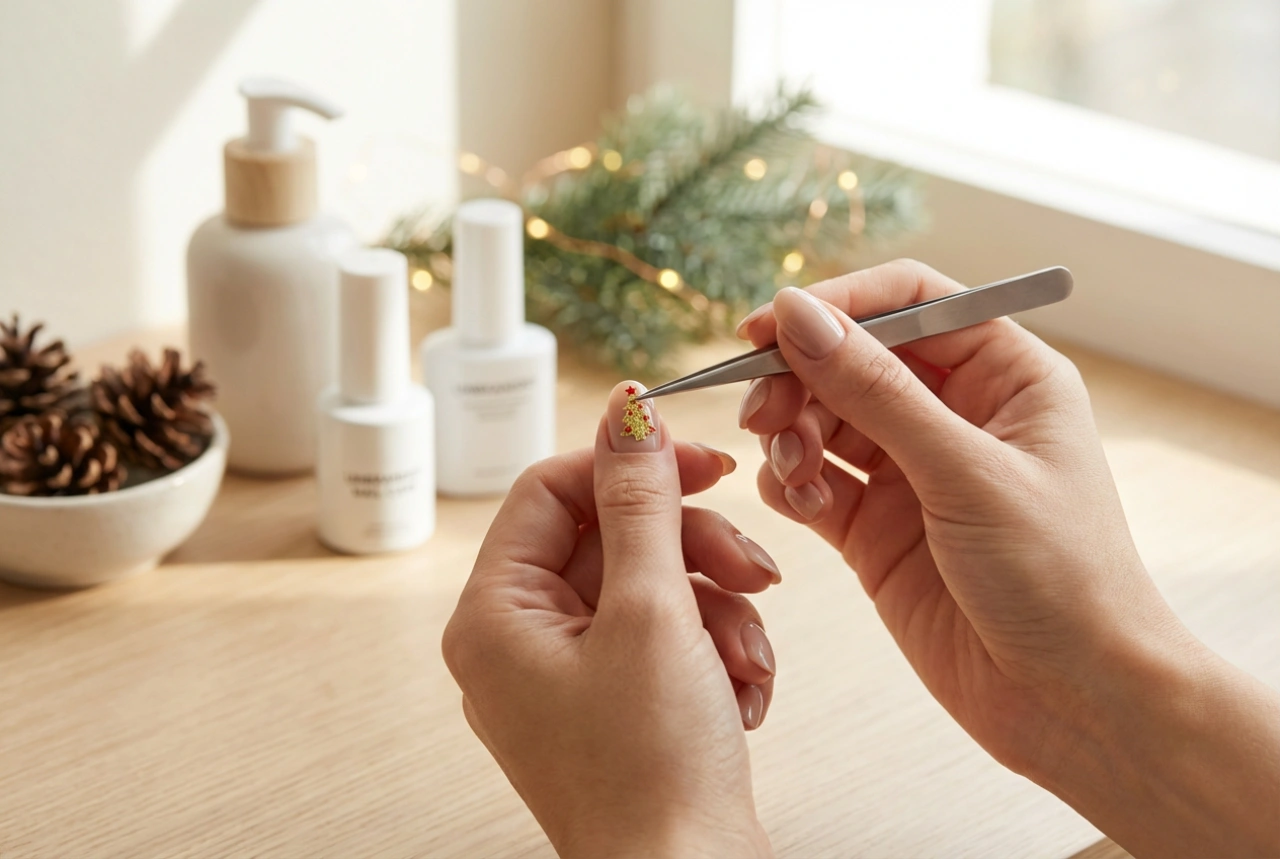 Kerst nagelstickers: snelle versieringen, aanbrengen en beschermen