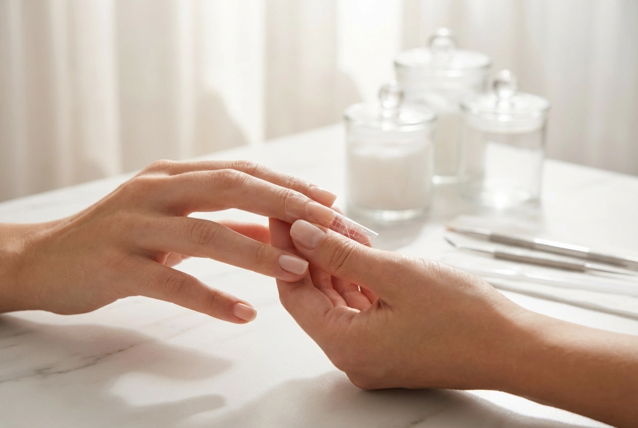 Nagelsjablonen voor nagelverlenging: hoe pas je ze aan en gebruik je ze correct?
