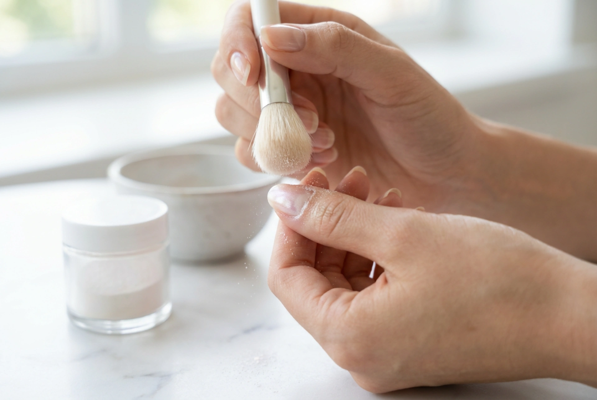 Parelpoeder voor nagels: aanbrengen op gellak en gel, fouten en correcties
