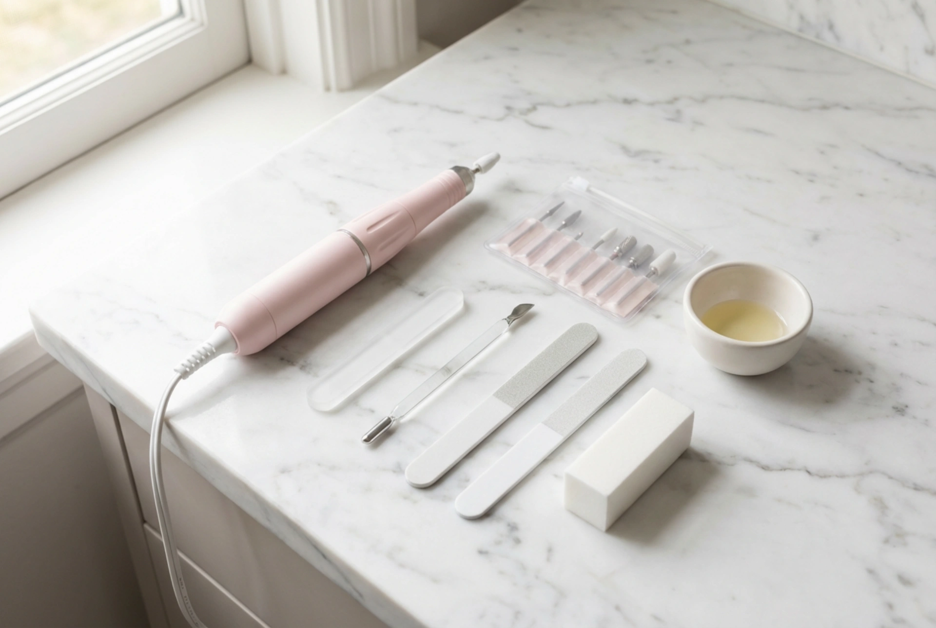 Roze nagelfrees: hoe je een model kiest en waar je op moet letten