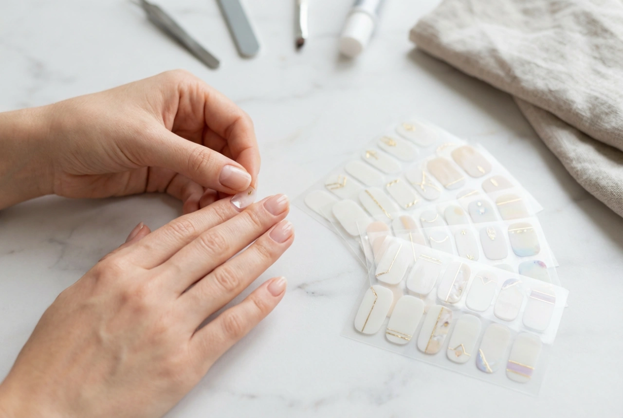 Snelle nail art: nagelstickers, soorten en het aanbrengen ervan