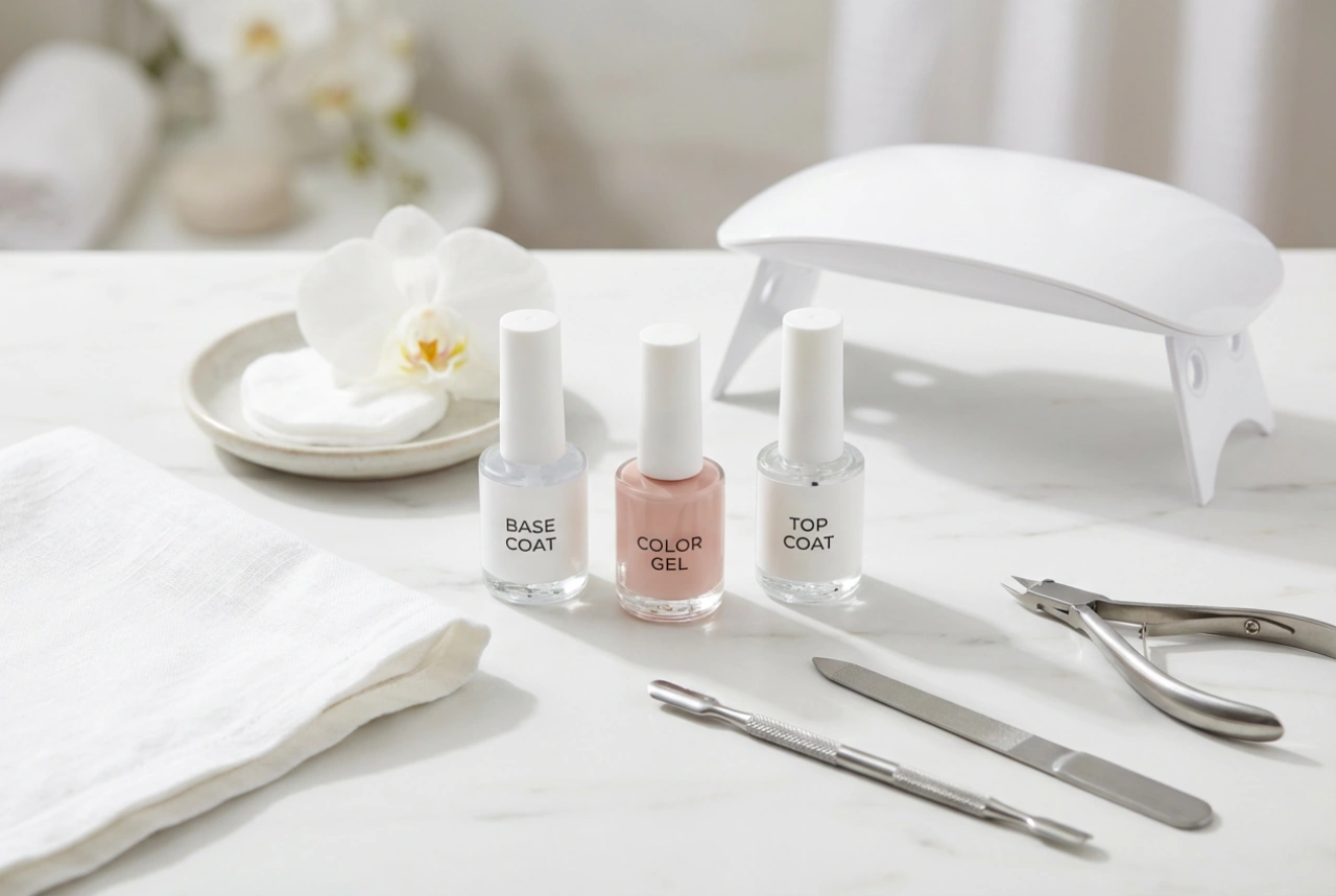 Gelnagellak set: elementen, lampen, je eerste manicure stap voor stap