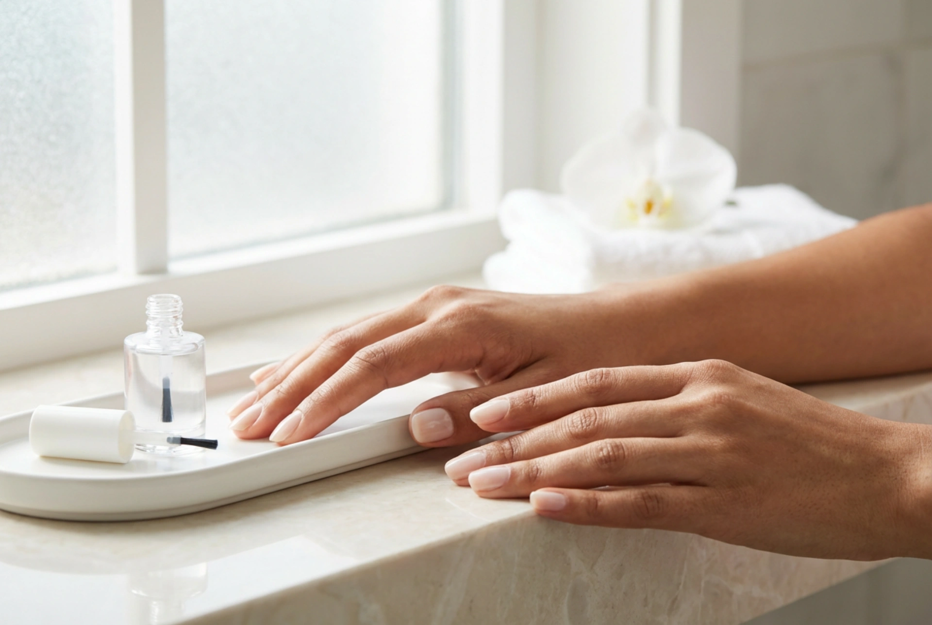 Melkachtige nagelconditioner: hoe je hem solo en onder nagellak draagt