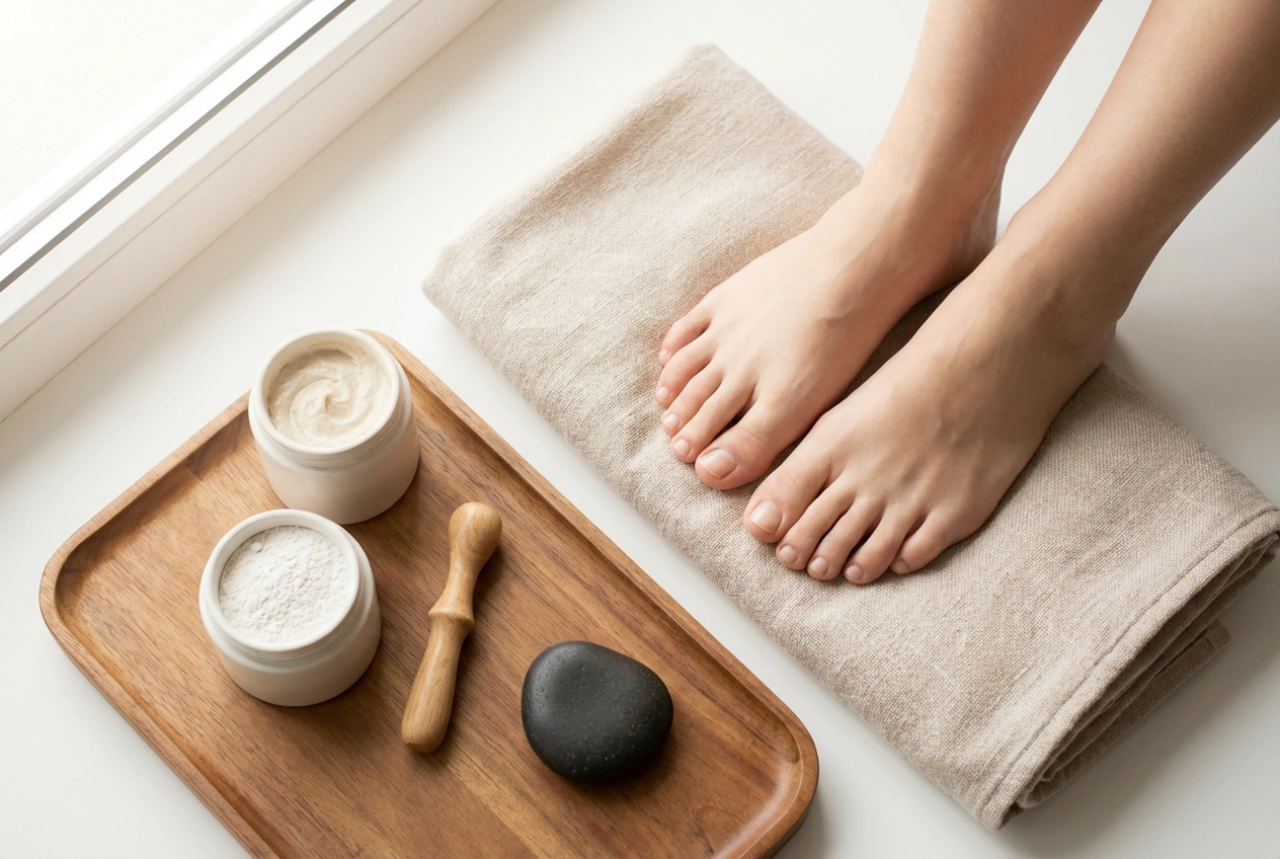 Japanse pedicure thuis: stappenplan, pasta, poeder en massage