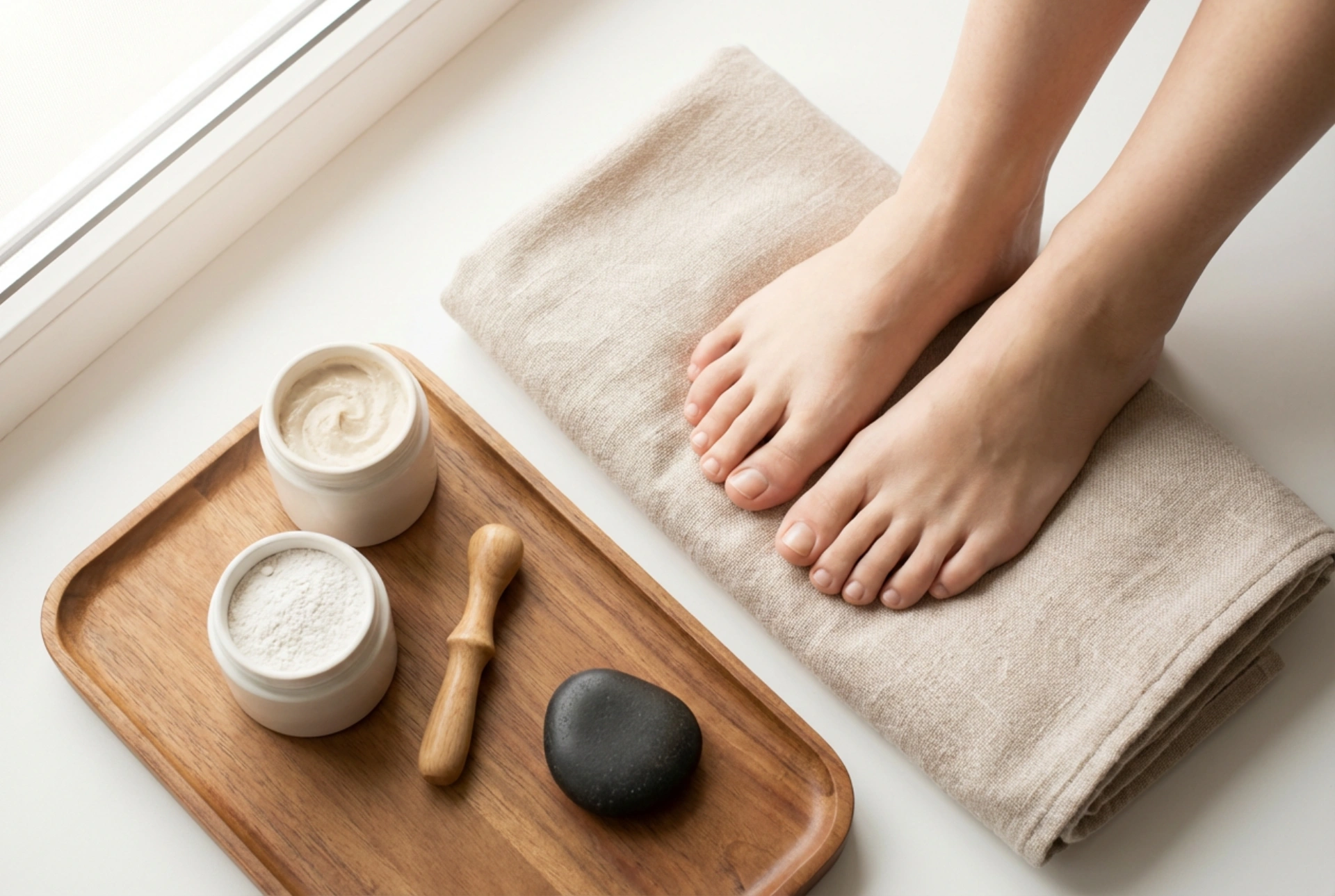Japanse pedicure thuis: stappenplan, pasta, poeder en massage