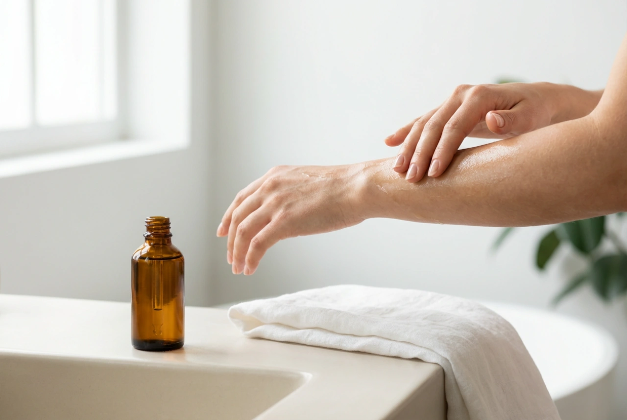 Massageolie voor thuis: toepassing, glijvermogen en huidverzorging erna
