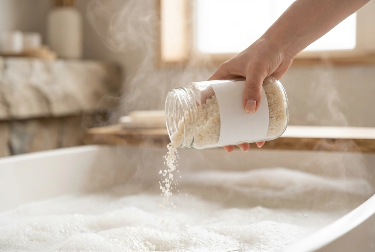 Magnesiumzout voor in bad: een ontspannende thuisspa stap voor stap
