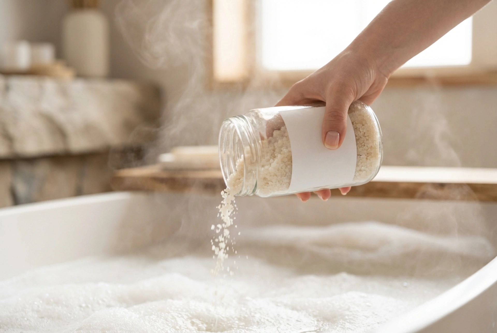 Magnesiumzout voor in bad: een ontspannende thuisspa stap voor stap