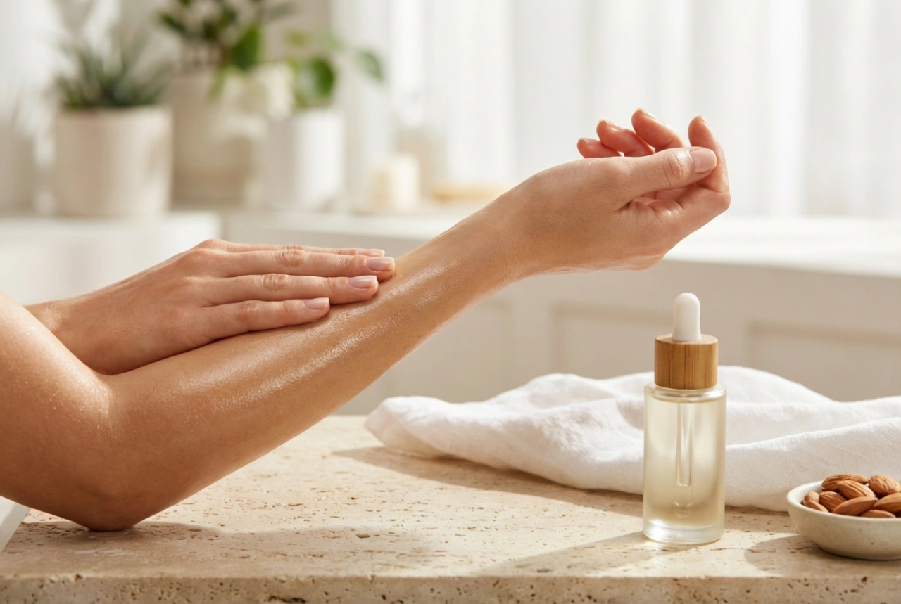 Amandelolie voor massage: milde verzorging en zelfmassage voor thuis