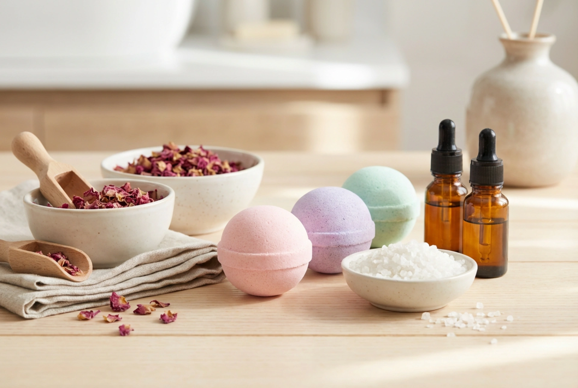 Zelf bruisballen maken: vormen, drogen en natuurlijke ingrediënten
