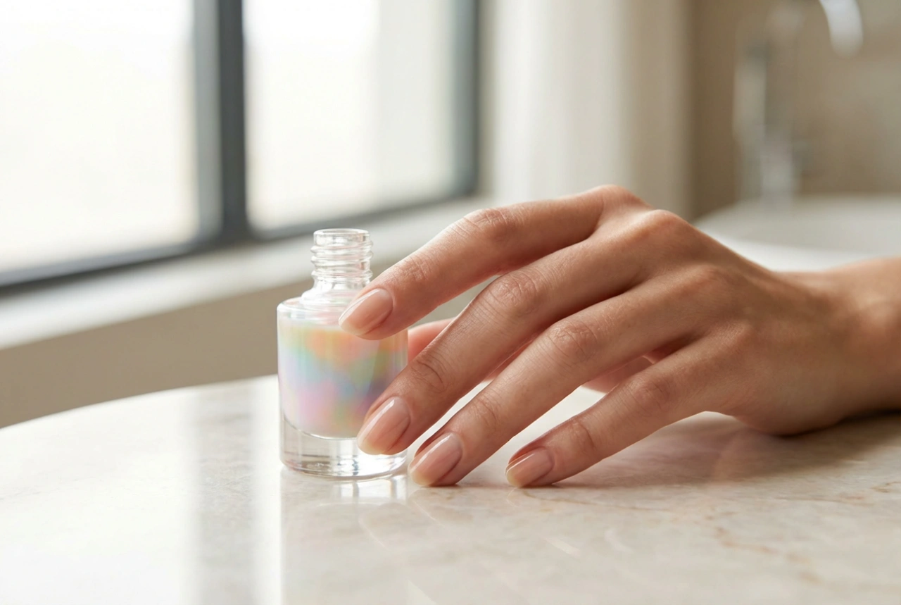 Gekleurde nagelconditioner: verzorging en een subtiele manicure