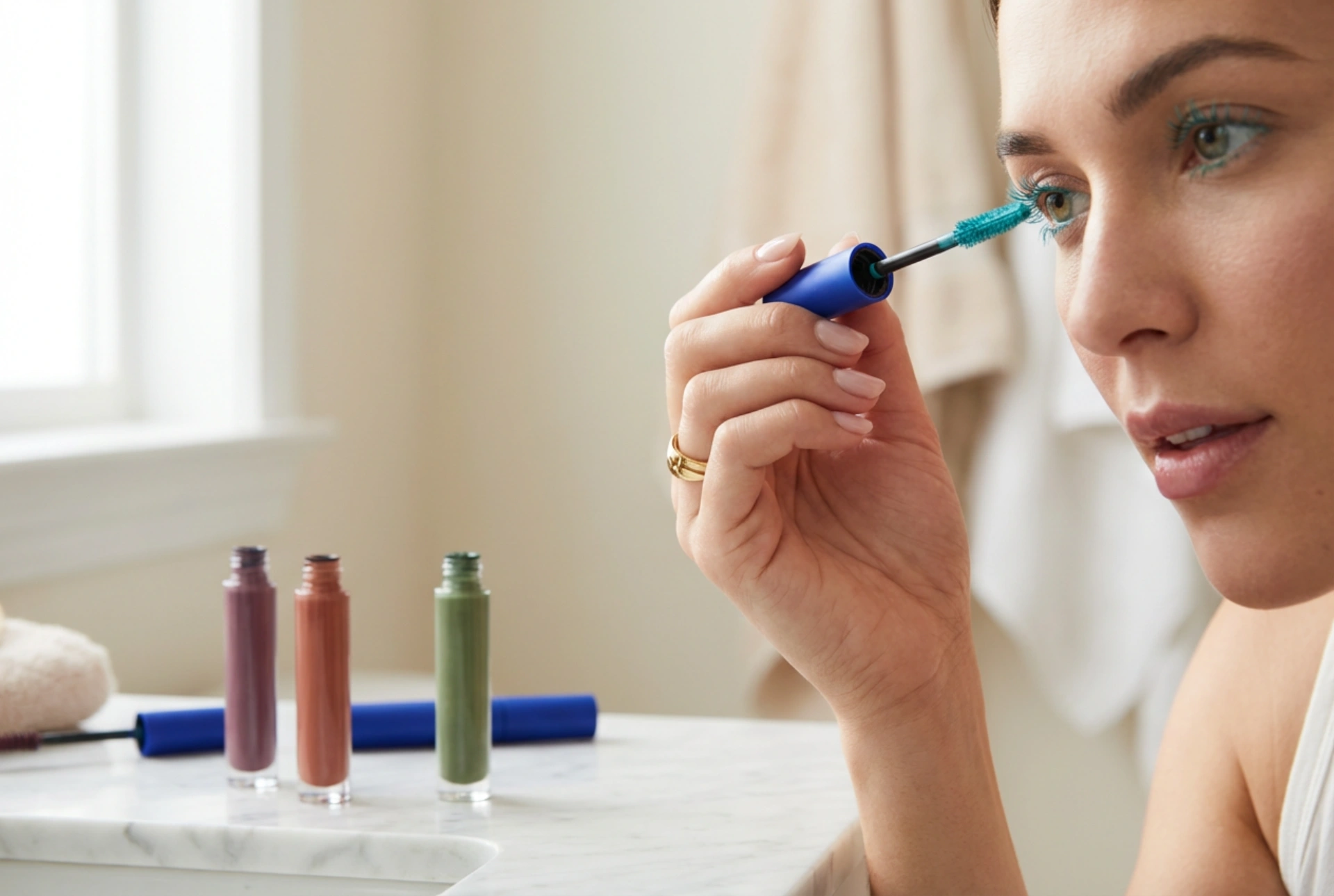 Kleurrijke mascara voor elke dag: de juiste tinten en applicatietechnieken