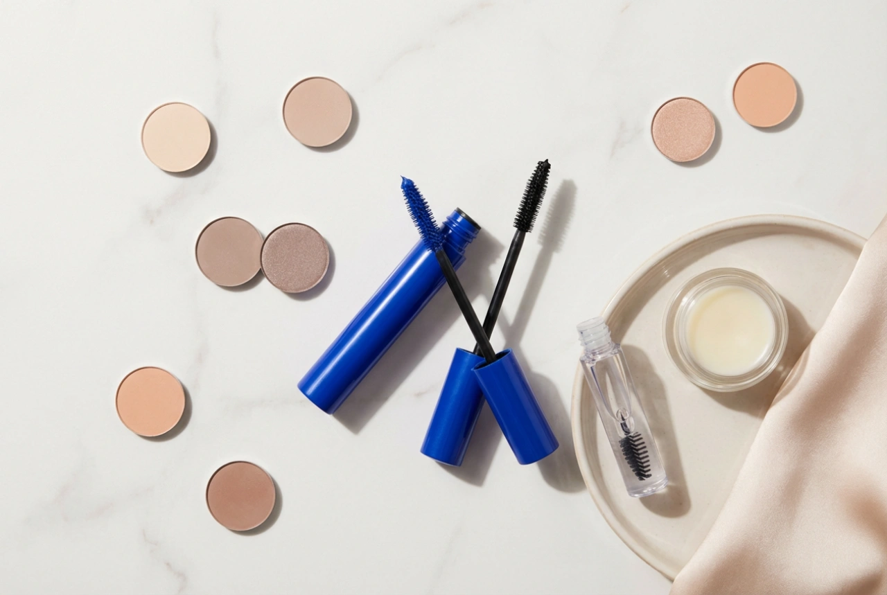 Blauwe mascara in de praktijk: waarmee combineren en hoe je blik te accentueren