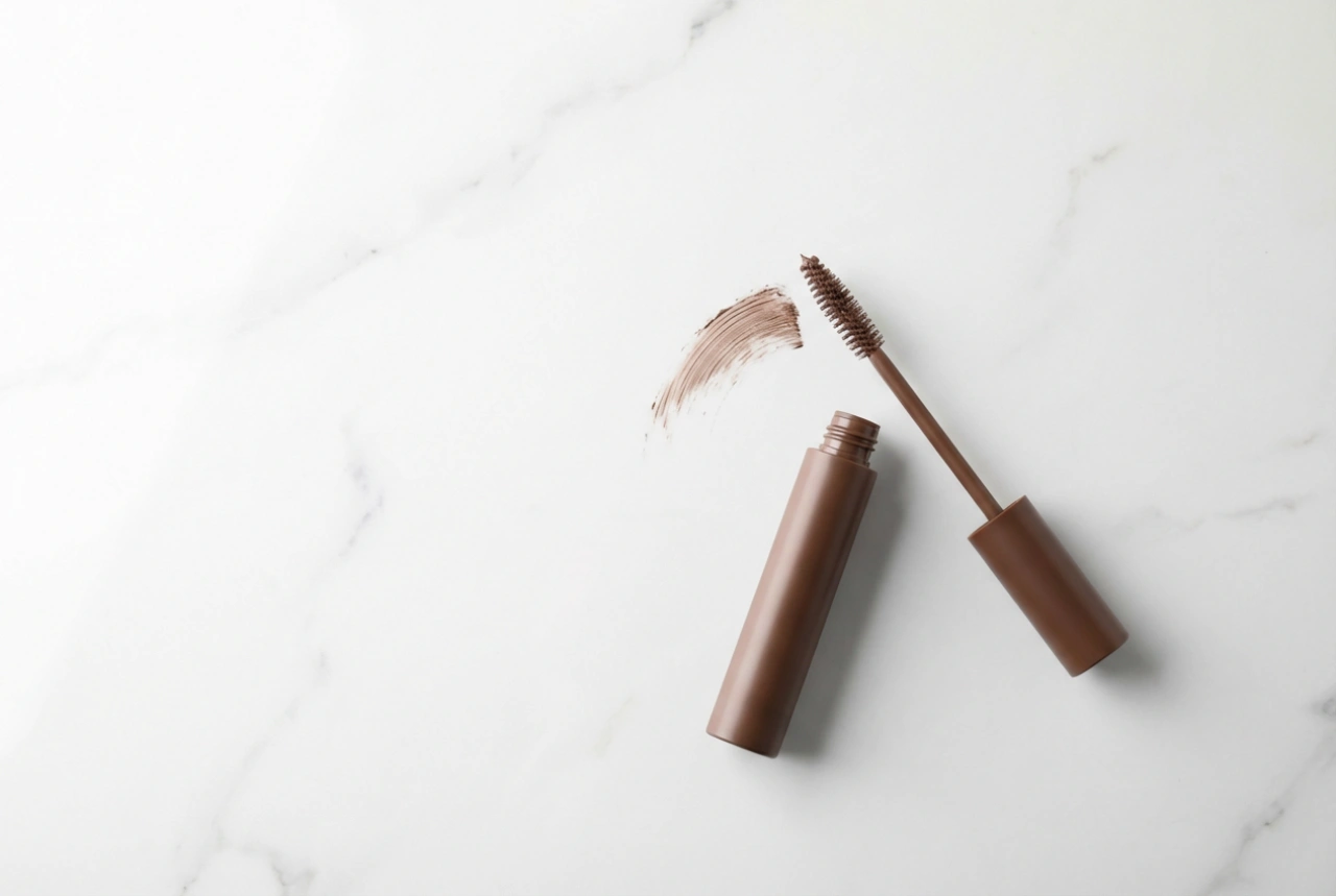 Bruine mascara: een subtiele accentuering van de blik zonder zwaarte