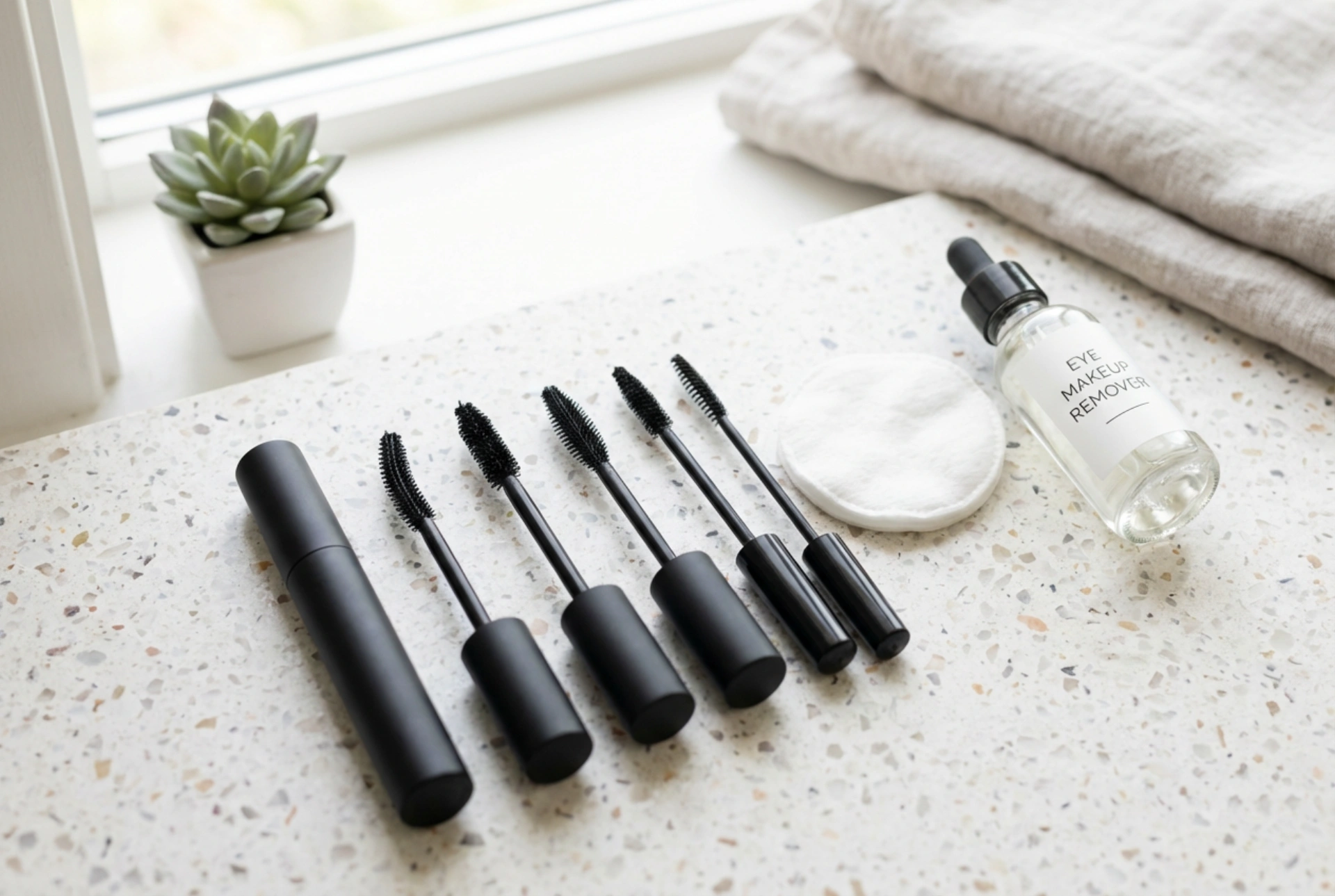 Volume mascara: laagjes aanbrengen zonder klontjes, de borstel kiezen en make-up verwijderen