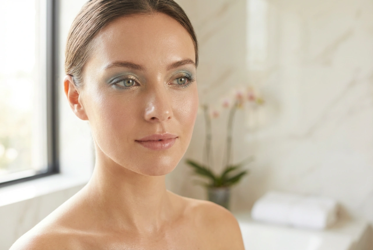 Subtiele oogmake-up voor blauwe ogen: lichtheid, helderheid, houdbaarheid