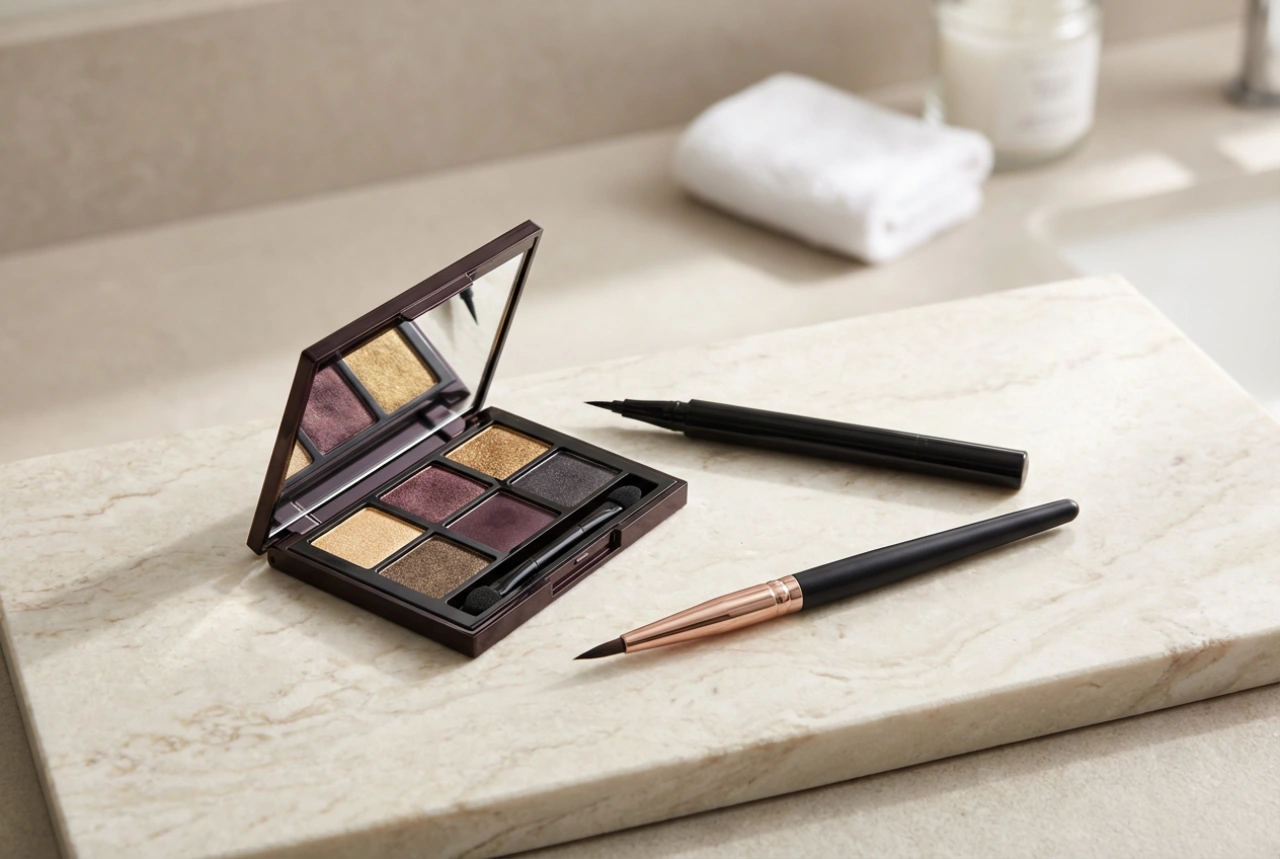 Avond oogmake-up: intensiteit, glans en houdbaarheid zonder fall-out