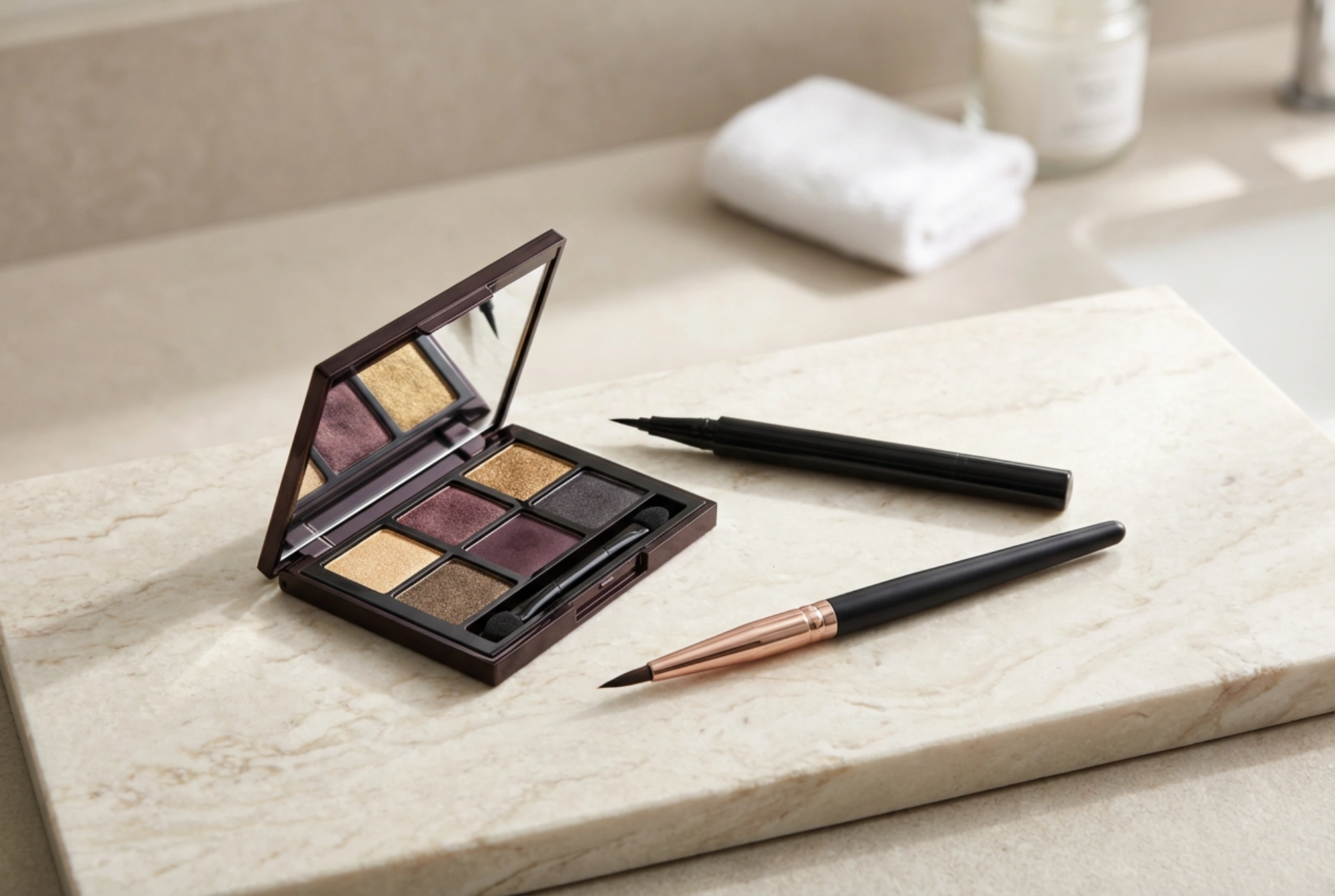 Avond oogmake-up: intensiteit, glans en houdbaarheid zonder fall-out