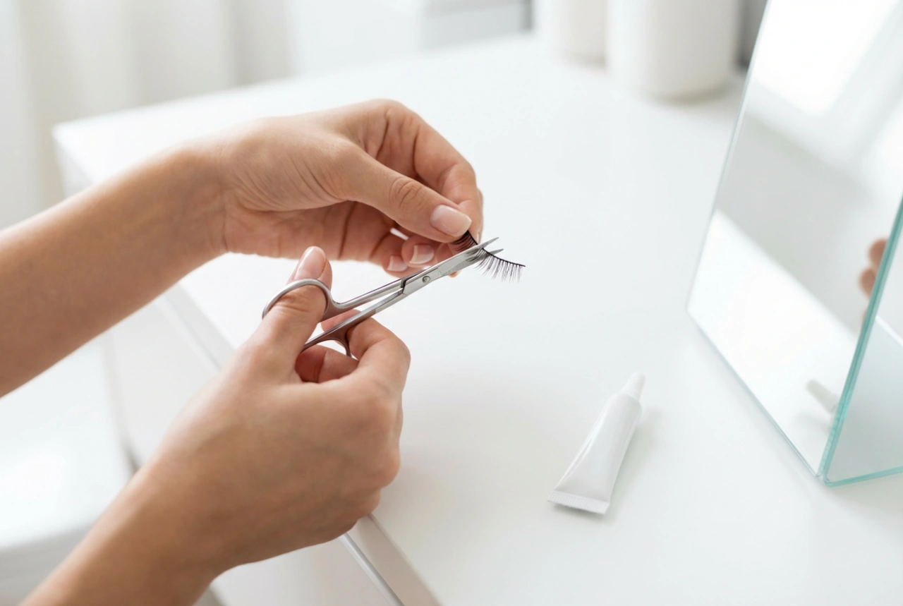 Plakwimpers: hoe je ze knipt, plakt en het effect behoudt