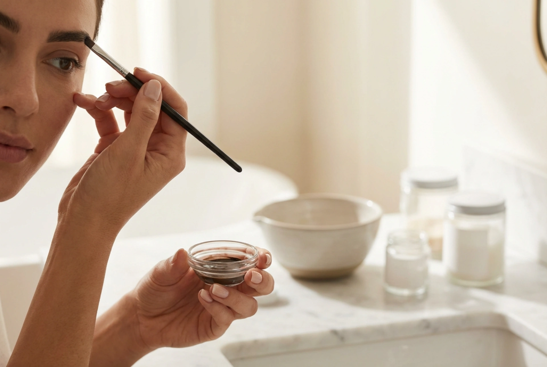 Wenkbrauwen verven thuis: voorbereiding, toepassing en verzorging