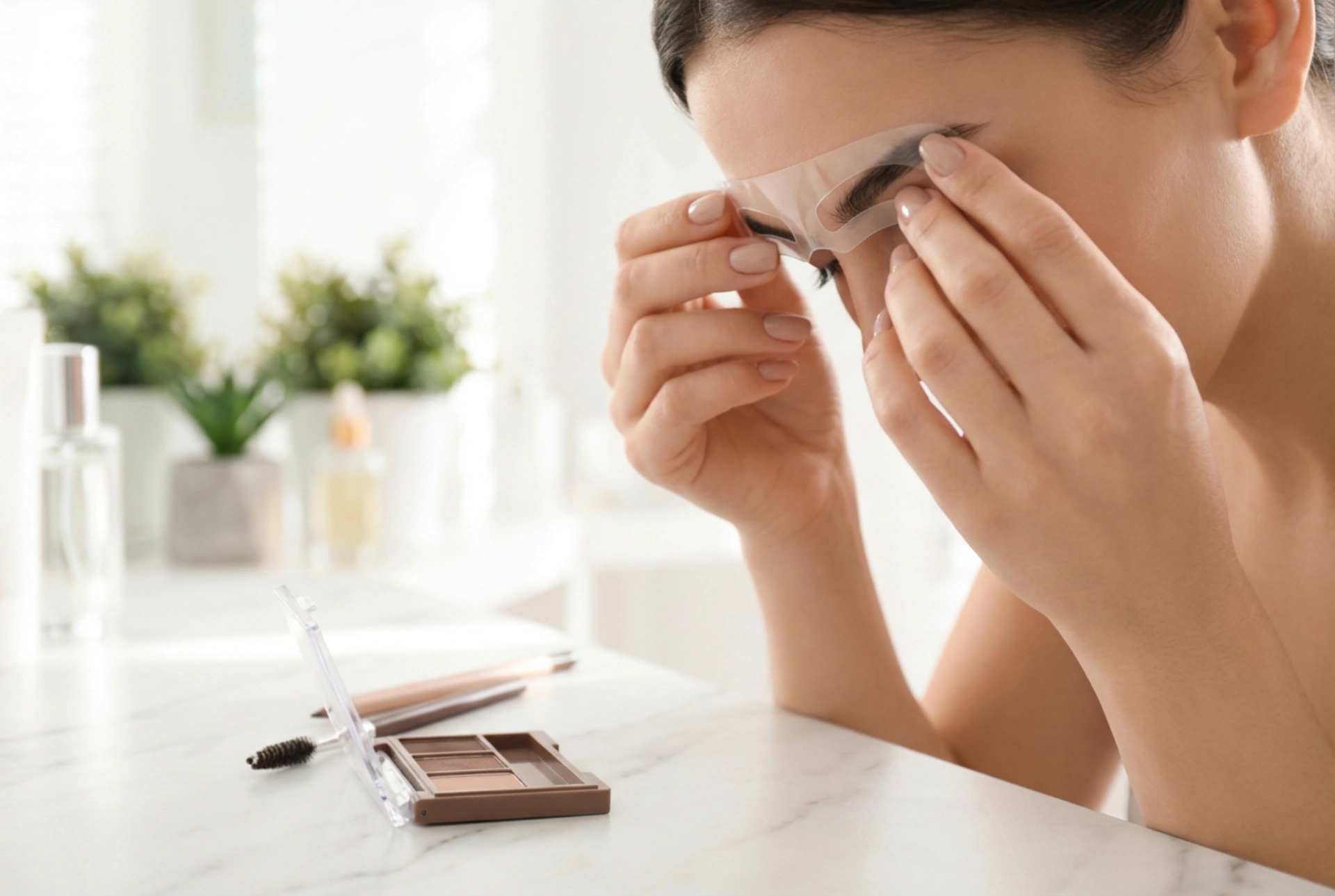 Wenkbrauwsjablonen: hoe je ze kiest en gebruikt voor een natuurlijke look