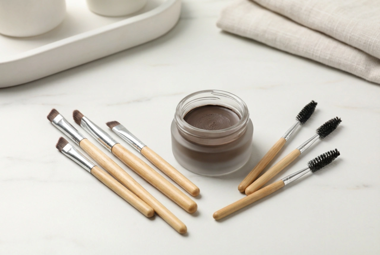 Wenkbrauwkwasten: Vormen en hoe je ze gebruikt met pomade