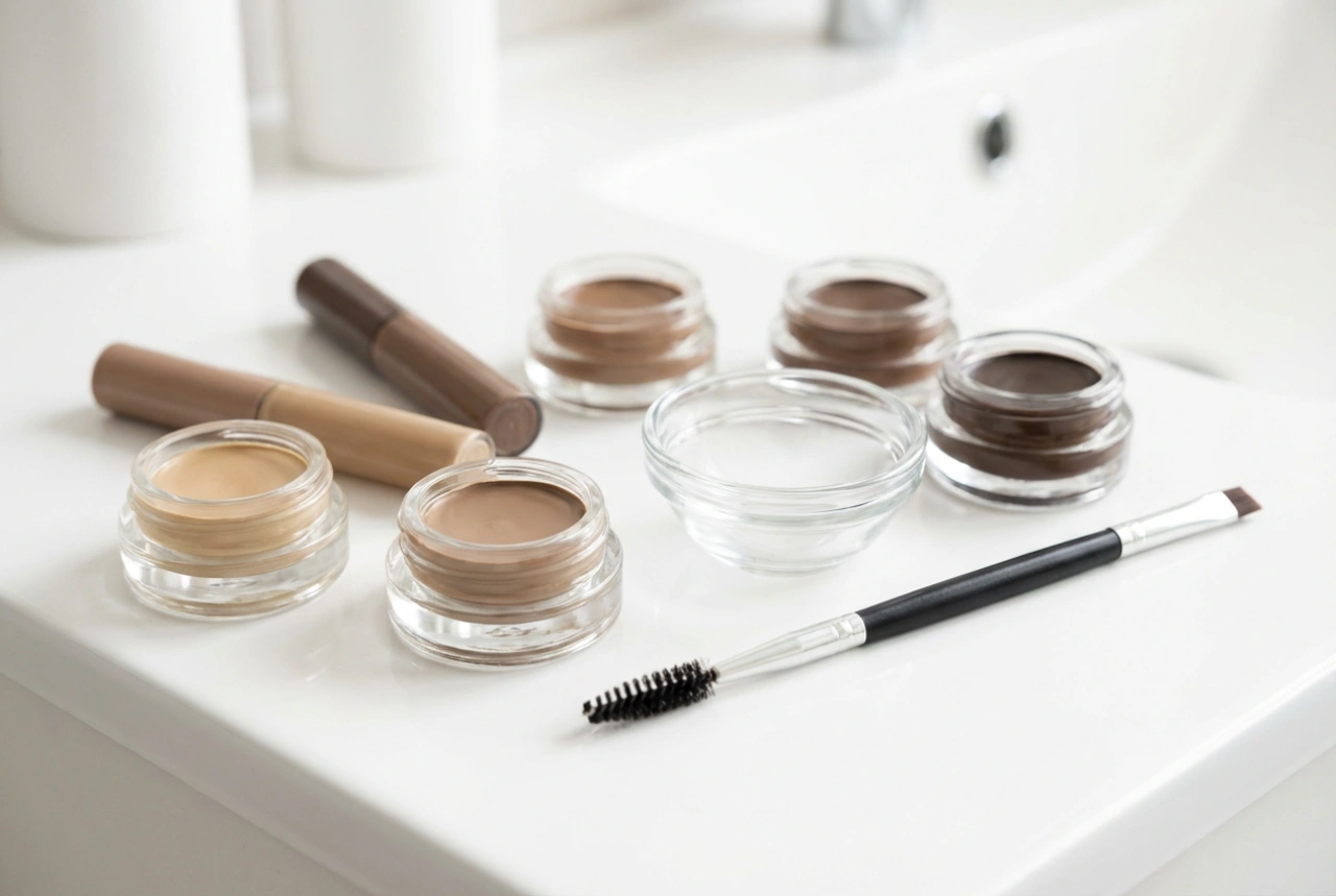 Langhoudende wenkbrauwhenna: hoe de juiste tint te kiezen en thuis te verven