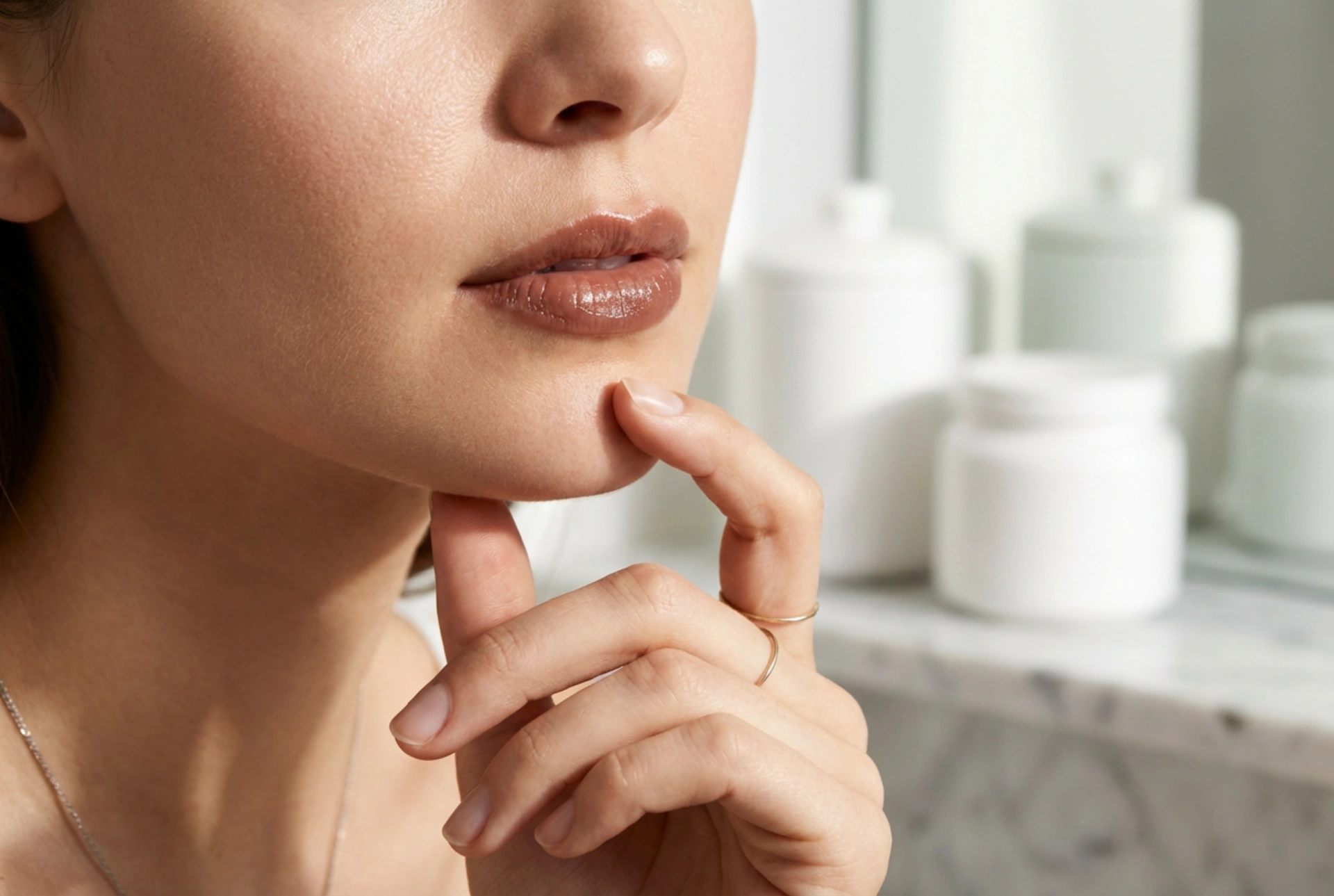 Bruine lipgloss voor elke dag: lichte make-up die niet donker maakt