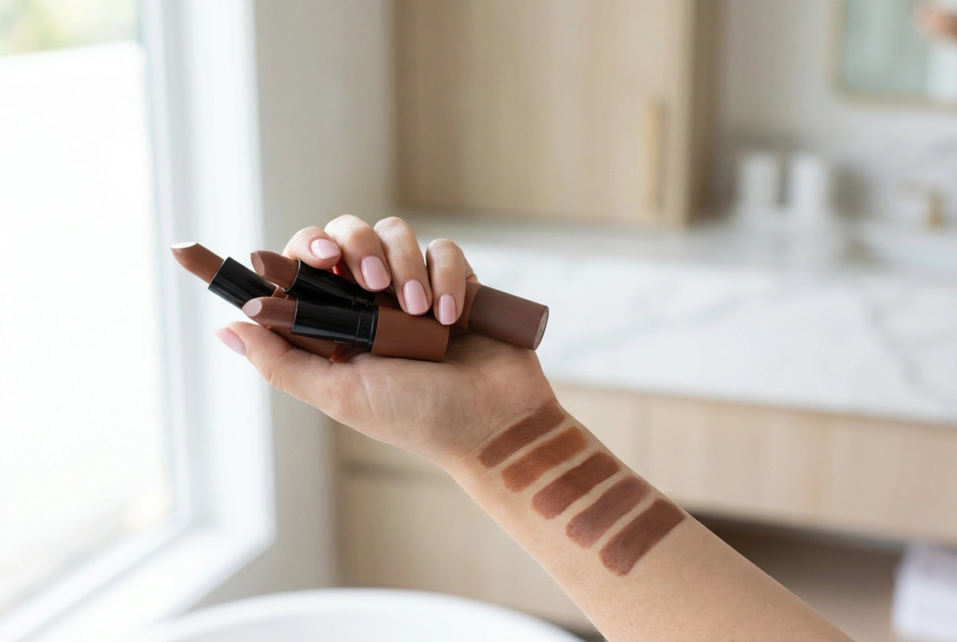Bruine lippenstift: hoe de tint af te stemmen op je huidskleur en kledingkleuren