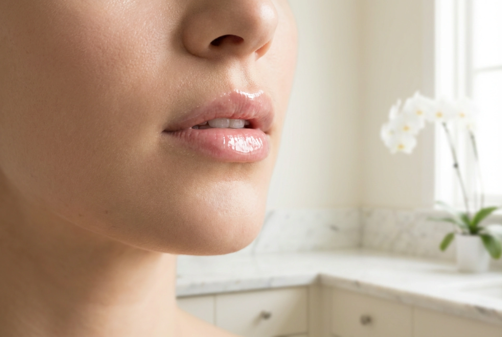 Transparante lipgloss: verzorging van de lipcontouren en het wetlook-effect
