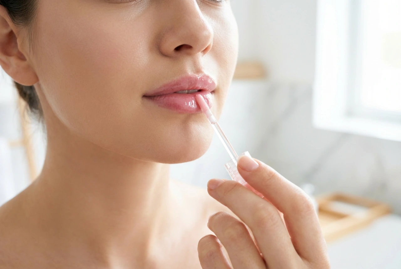 Roze lipgloss zonder plakkerig gevoel: applicatie- en fixatietechnieken