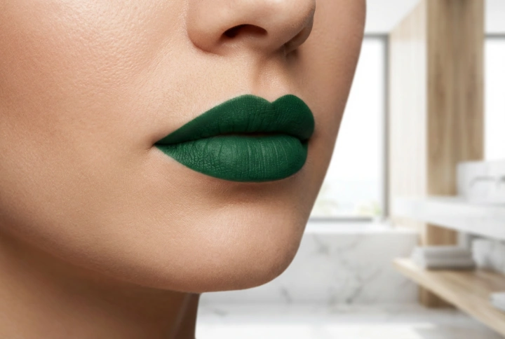 Groene lippenstift in make-up: hoe kies je de juiste tint en breng je het vlekvrij aan