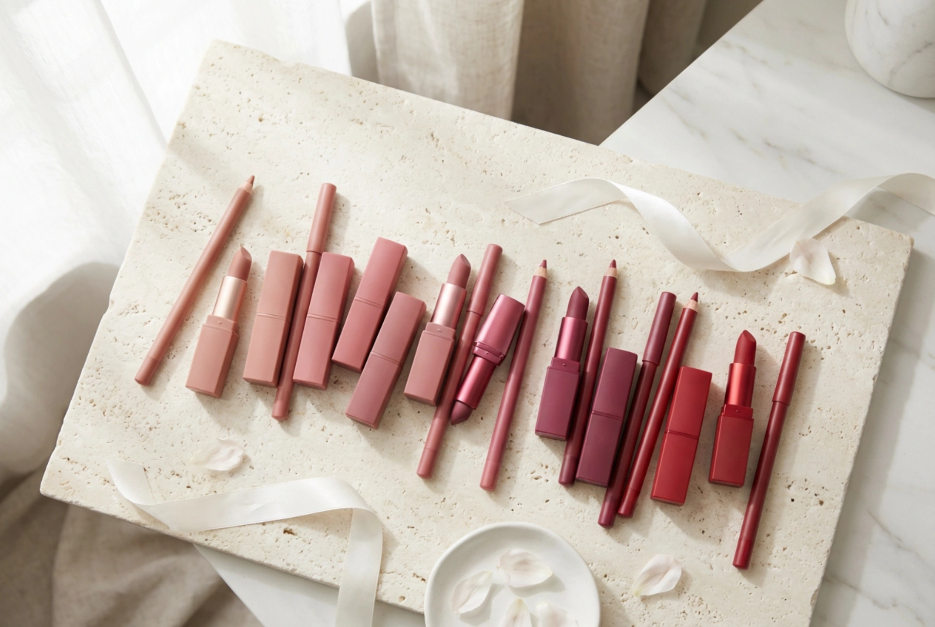 Lippenpotloden: hoe kies je de juiste tint en techniek voor verschillende lipsticks