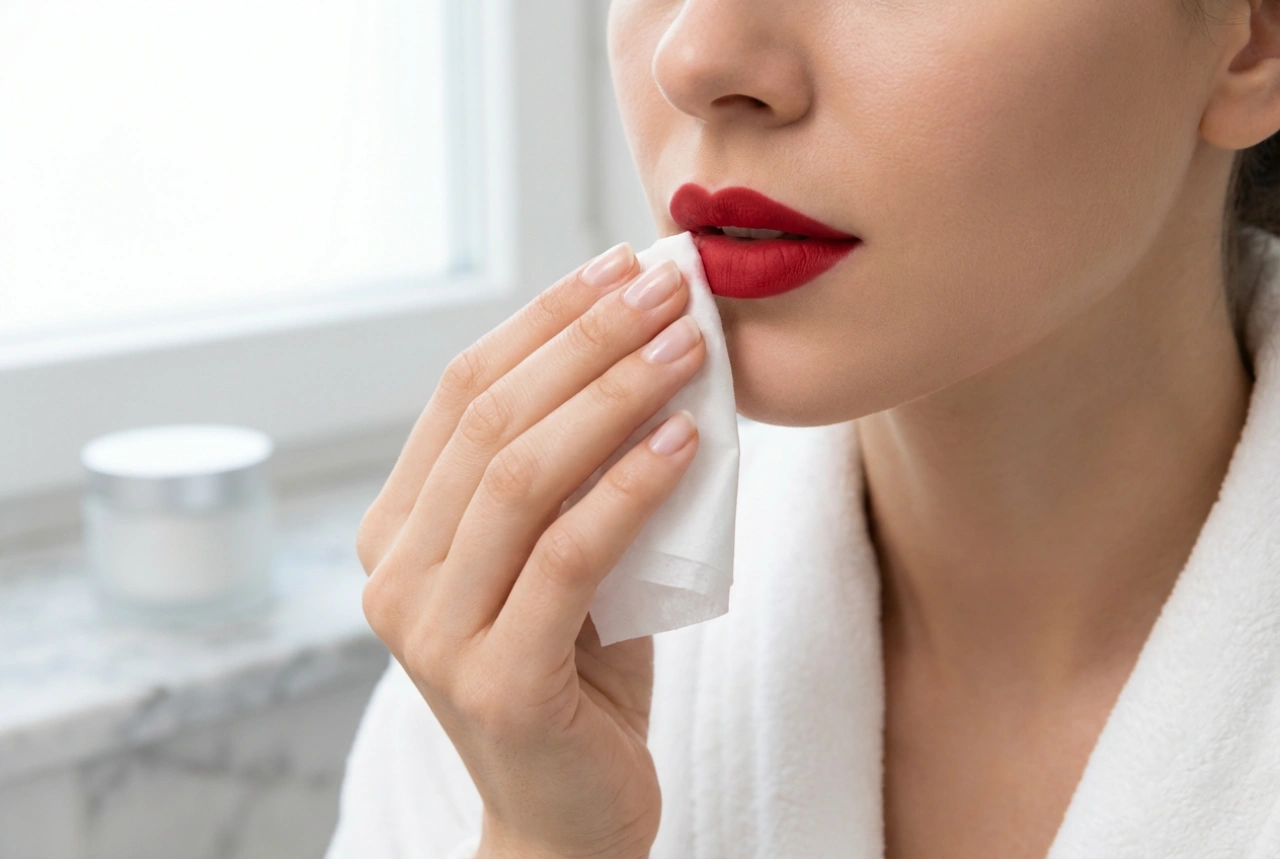 Matte lippenstift zonder vlekken: voorbereiding, aanbrengen en bijwerken