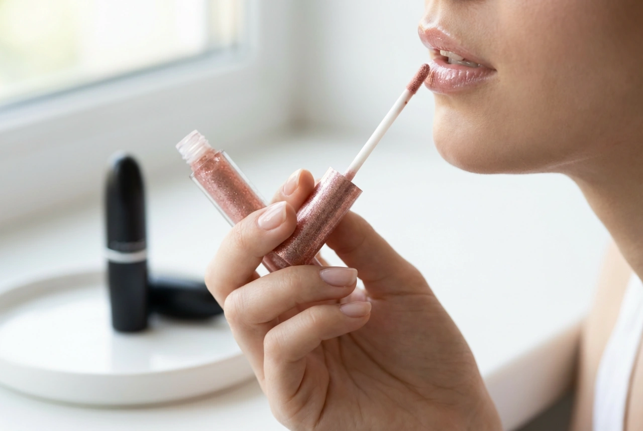 Glitterlipgloss: solo aanbrengen of over lippenstift, en handige fixeertips