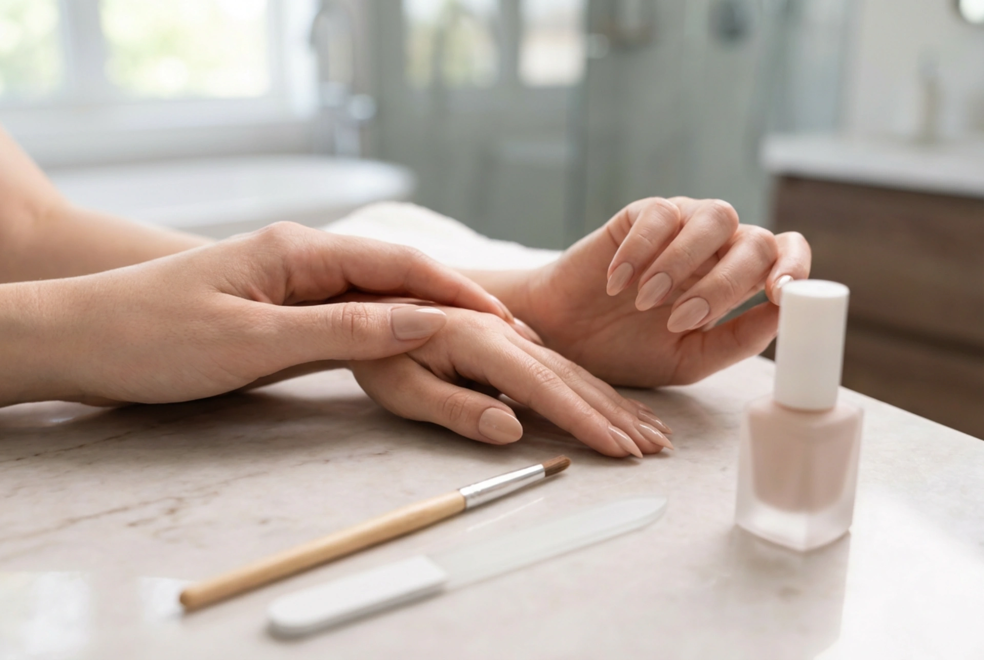Langhoudende nagellak: voorbereiding van de nagelplaat, aanbrengen en beschermen
