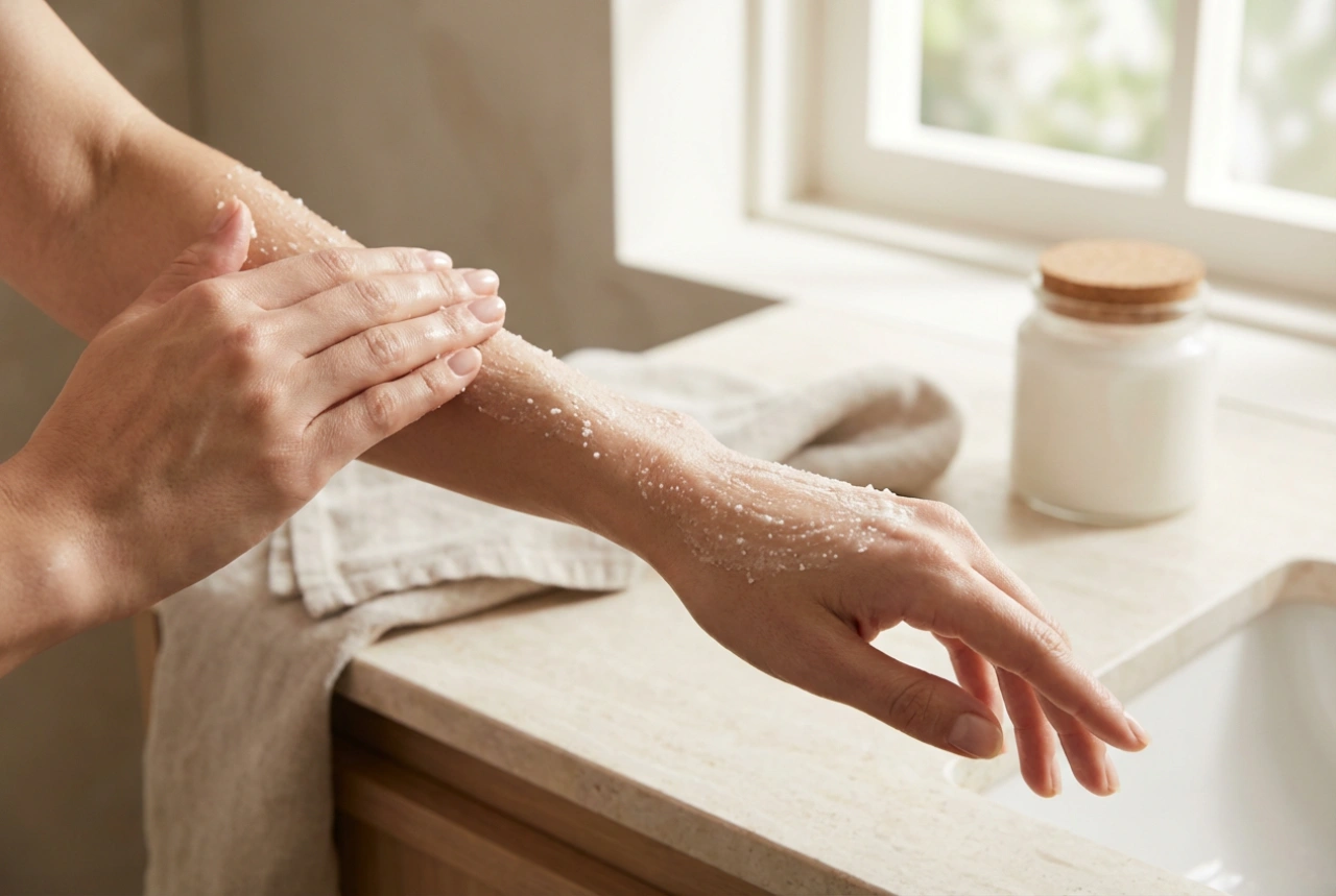 Lichaamsscrub in de praktijk: de juiste formule kiezen en de correcte techniek