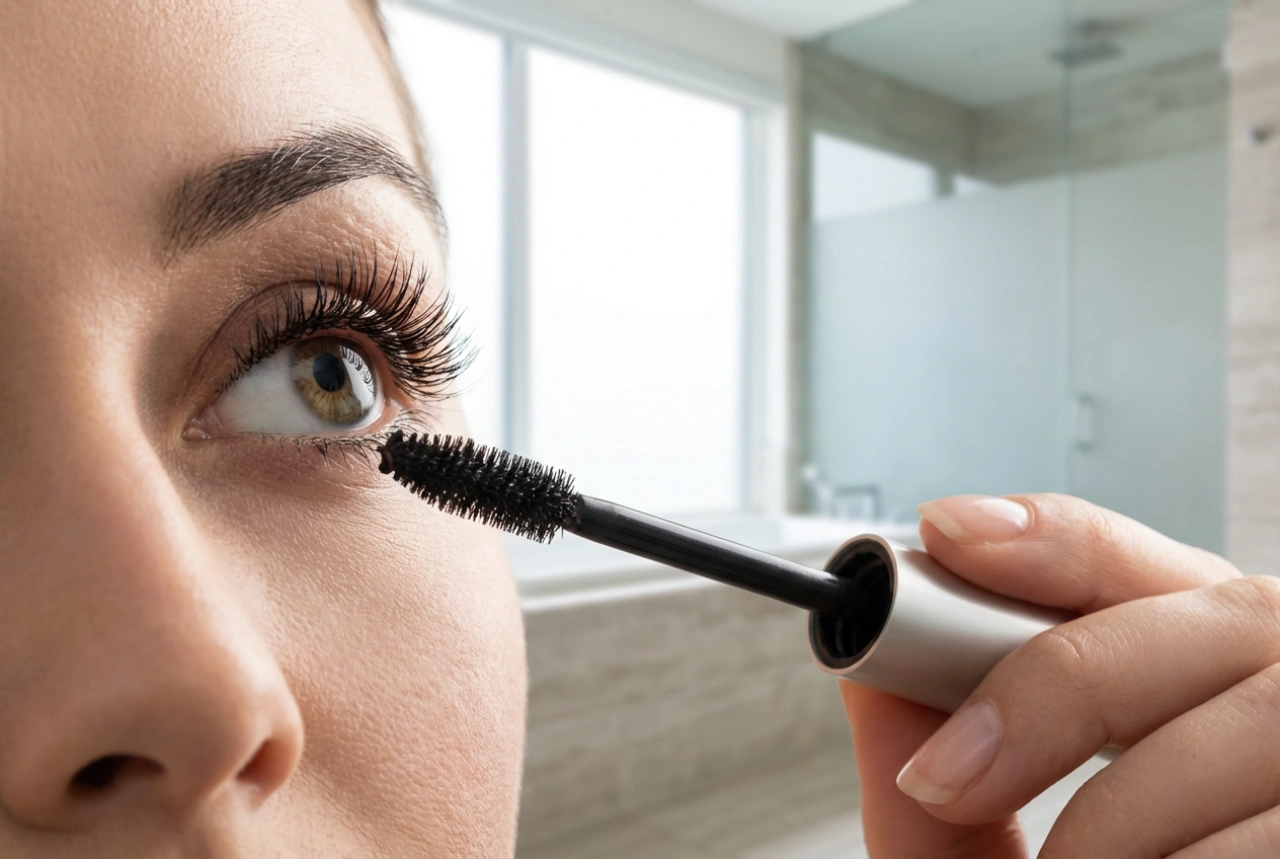 Volumiserende en verlengende mascara: laagjes aanbrengen zonder klonteren