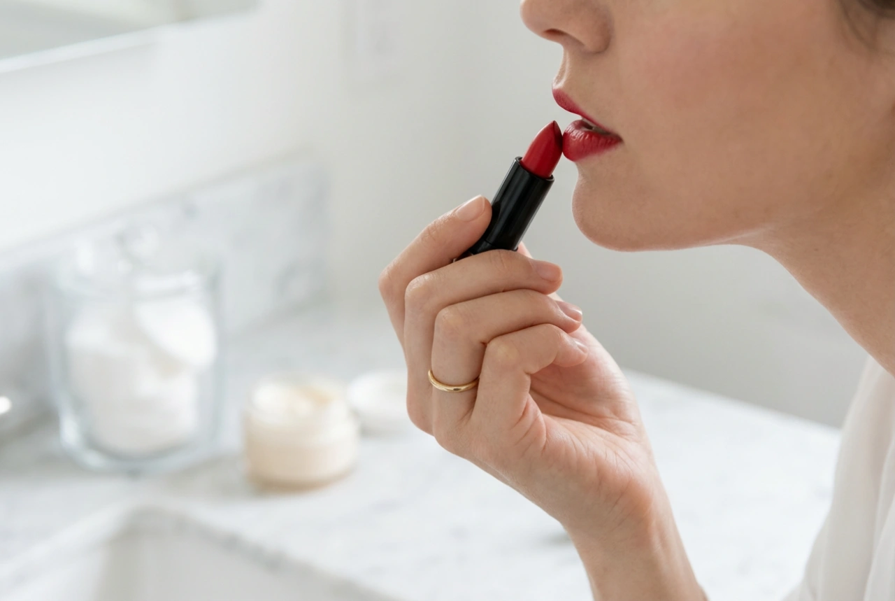 Rode lippenstift: de perfecte tint kiezen en nauwkeurig aanbrengen