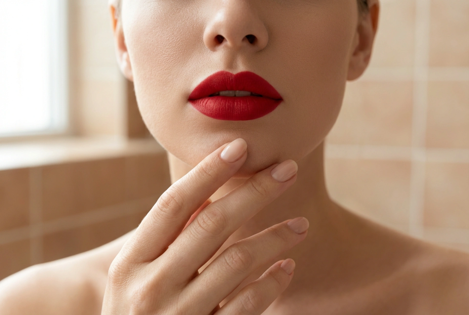 Rode lippenstift stap voor stap: voorbereiding van de lippen, contour en houdbaarheid