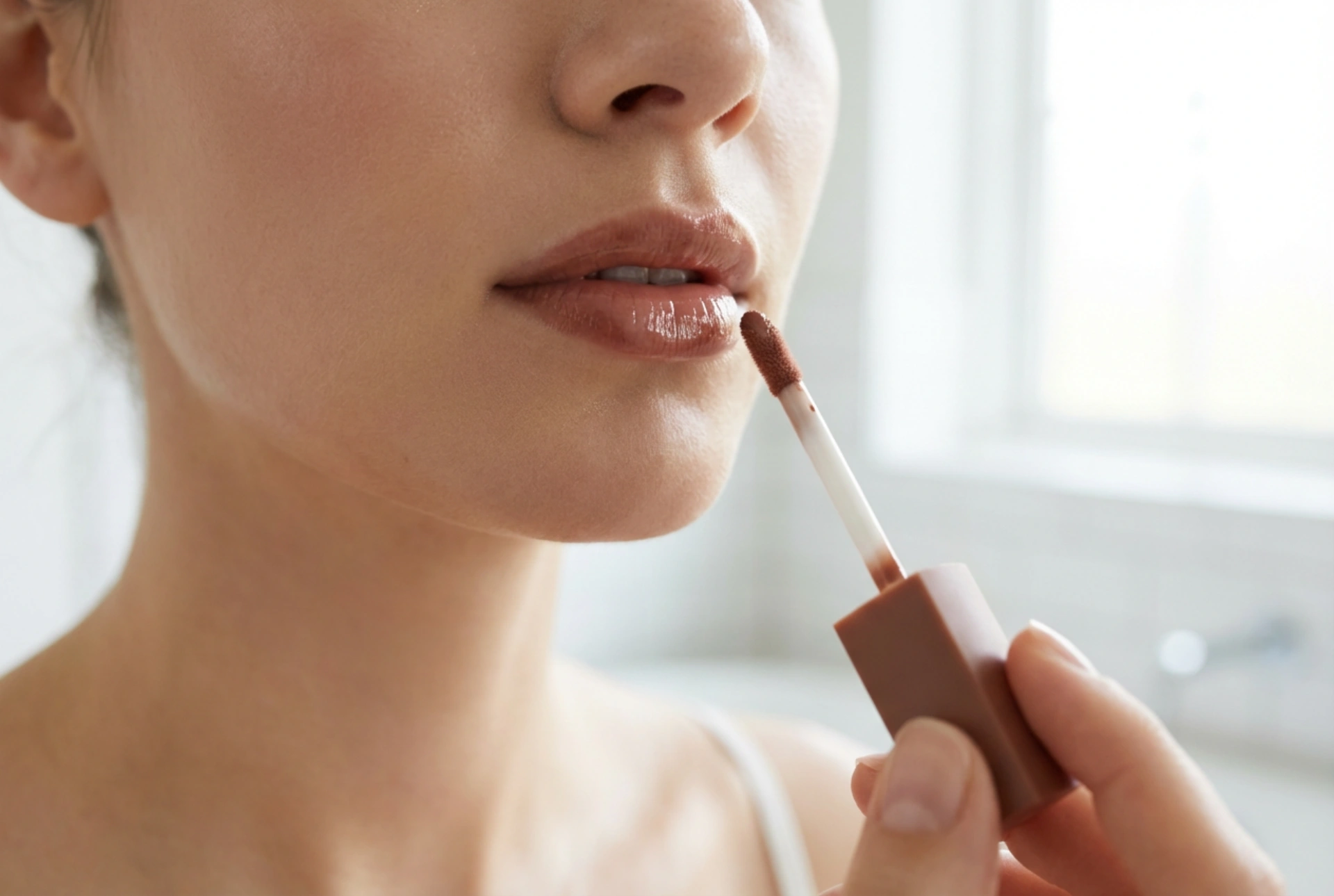 Bruine lipgloss: de juiste tint kiezen en trucs om je make-up niet te overweldigen